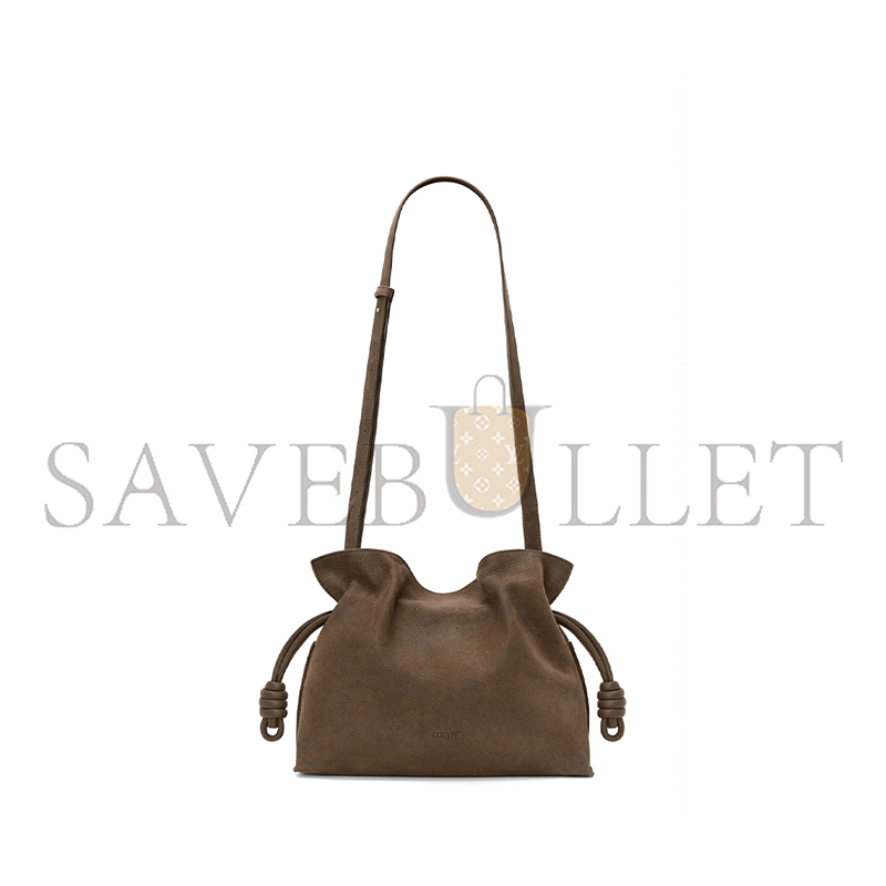 LOEWE MEDIUM FLAMENCO CLUTCH IN GRAINED NUBUCK A411FC1XDT (30*24.5*10.5cm)